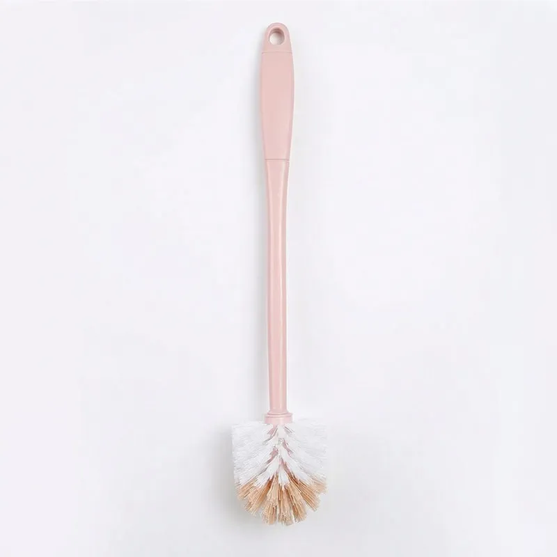 Household toilet brush, wall-mounted long-handled toilet brush for thorough cleaning without blind spots.