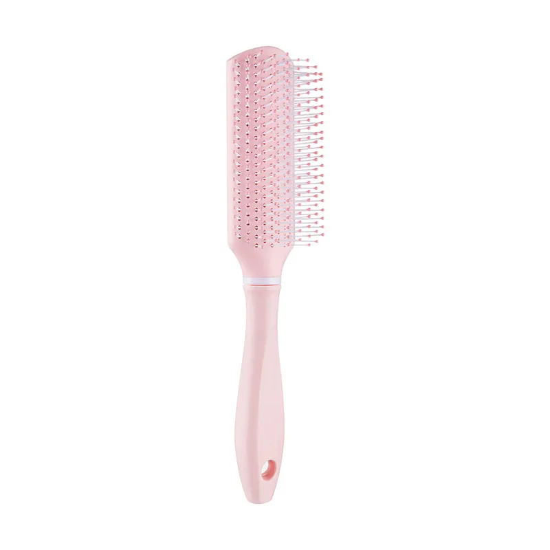 INS-style voluminous hairstyle for men and women, long-handled nine-row comb for styling