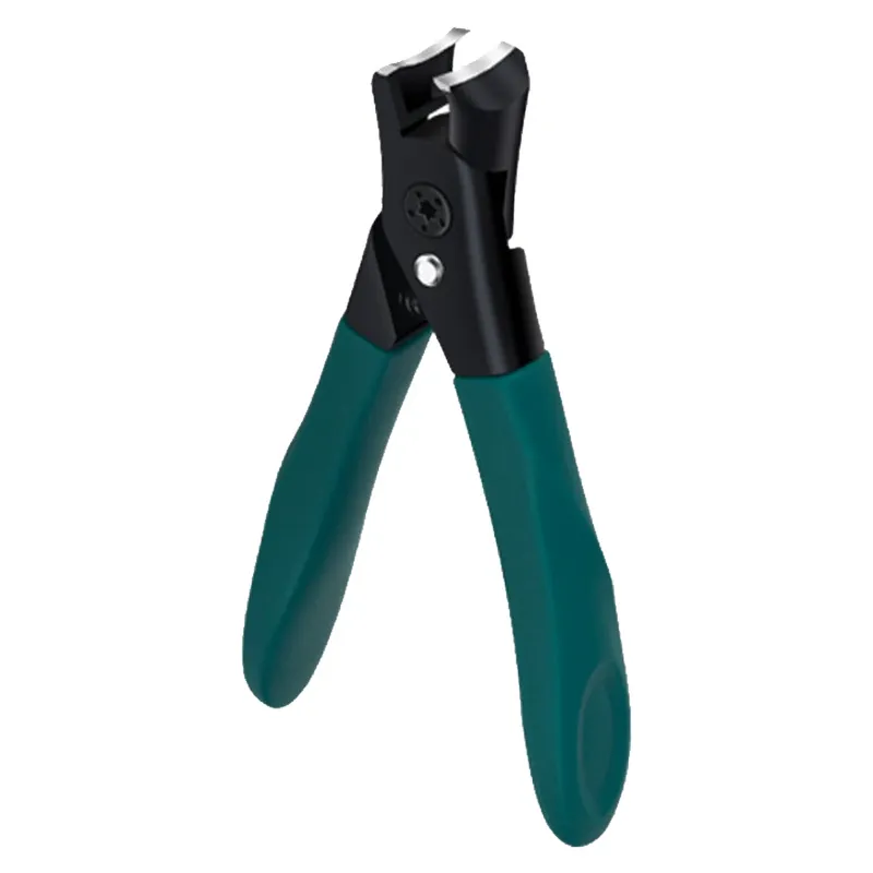 Large opening toenail clippers, specially designed for trimming thick and hard toenails, with anti-splash feature