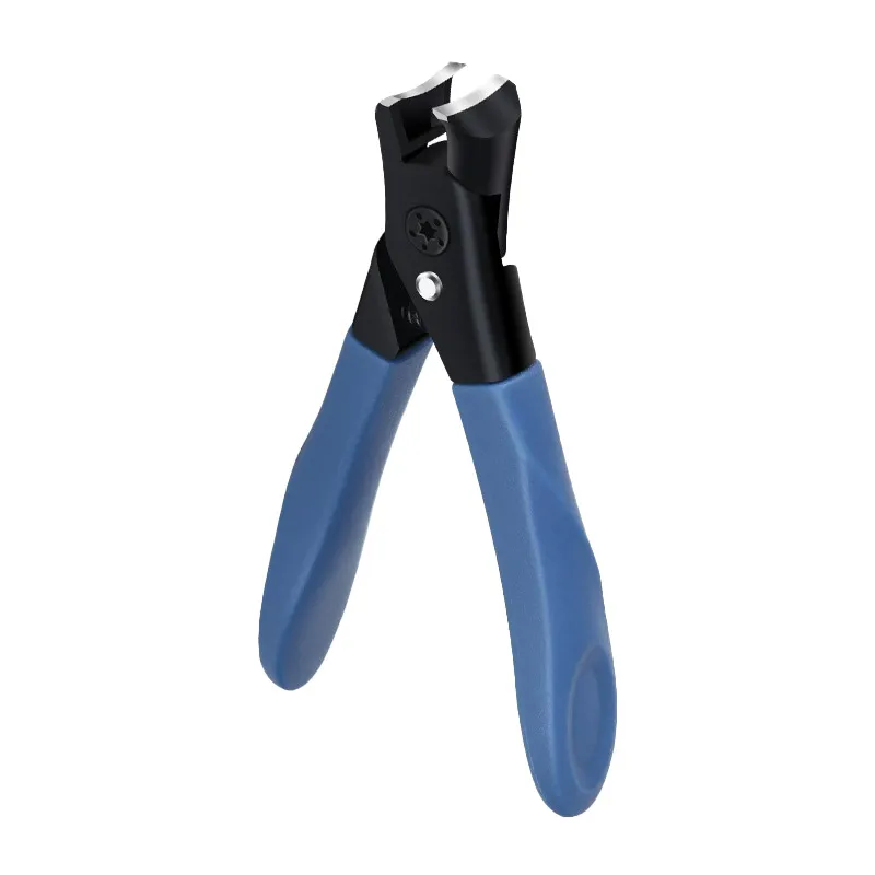 Large opening toenail clippers, specially designed for trimming thick and hard toenails, with anti-splash feature