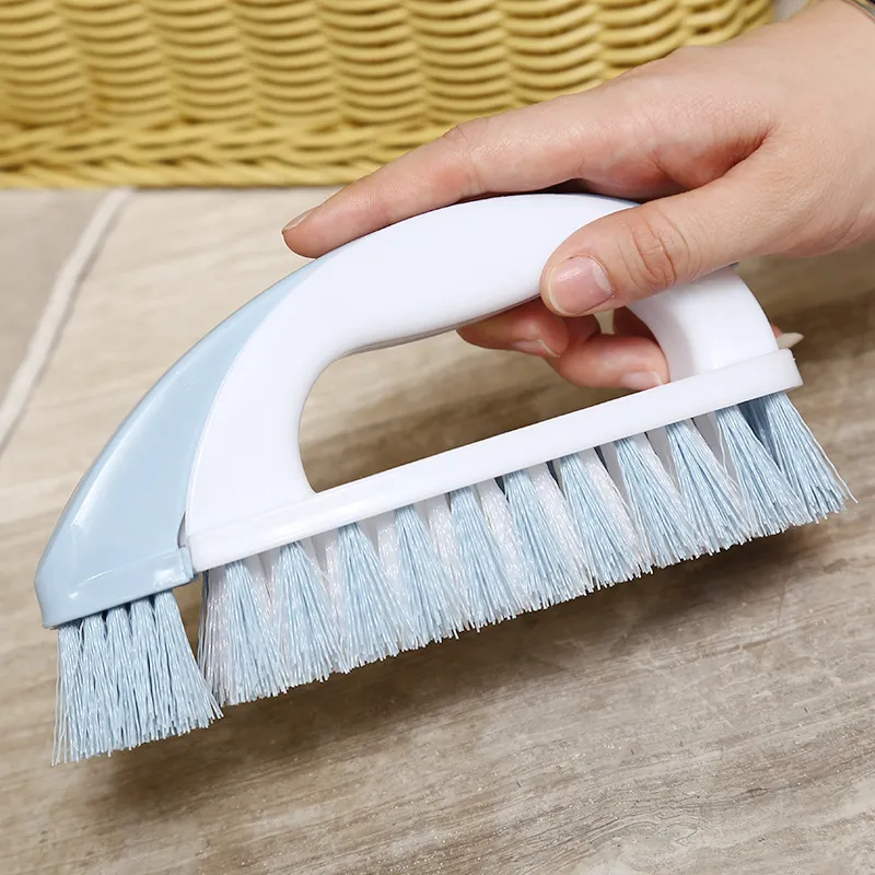 Laundry Brush Cleaning Brush Nordic Simple Style Brush Cleaning Tool Handheld Household Daily Use Blue-3