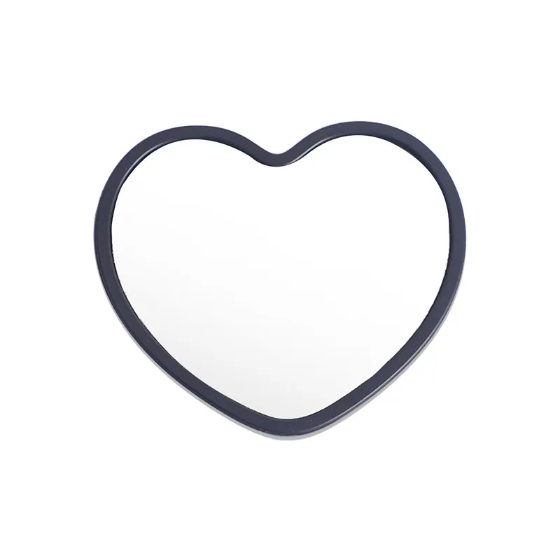 Love Heart Mini Mirror, Portable Makeup Mirror, Student Dormitory Vanity Mirror, Heart-Shaped Small Gift Mirror