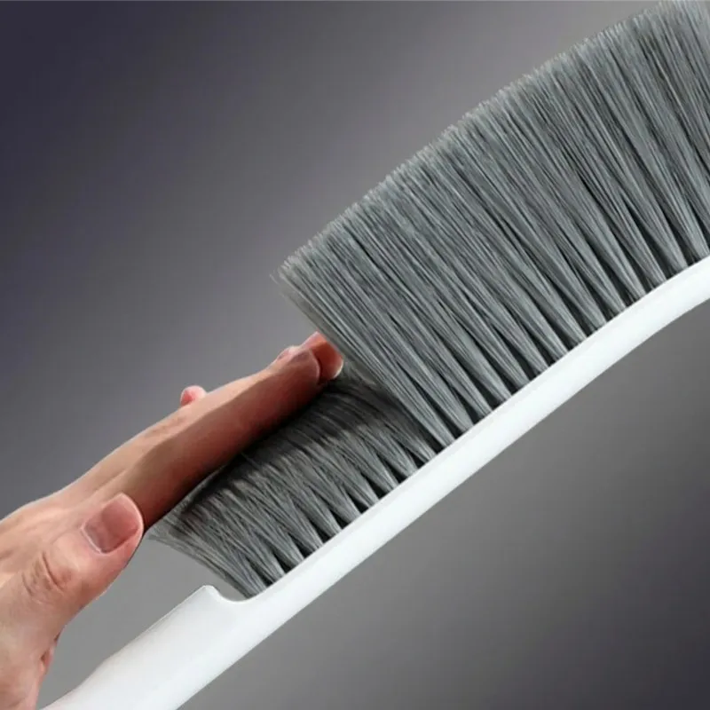 Luxury Soft Bristle Household Bed and Gap Cleaning Brush, Multifunctional Desk Brush White-4