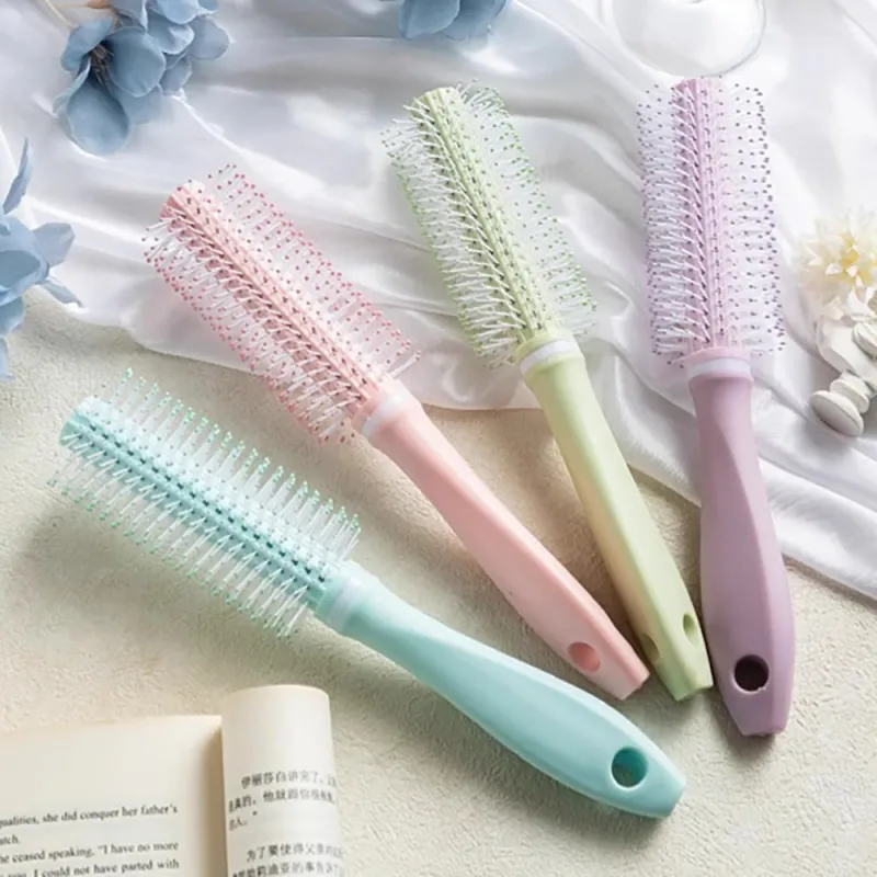 Massage detangling comb, styling comb for volume at the crown, portable for men and women, suitable for long or curly hair Blue S-2