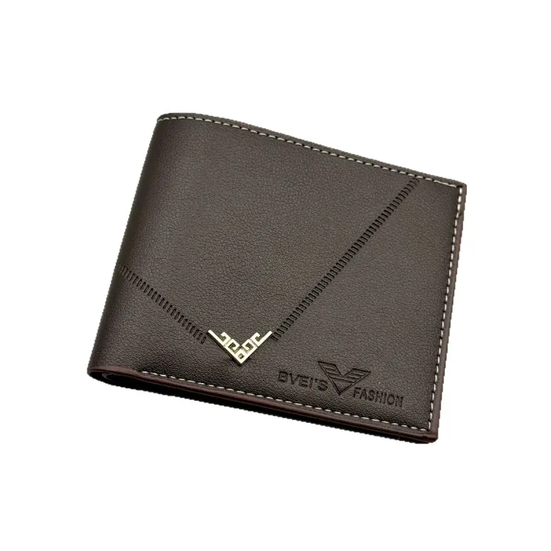 VoVoDeal L11 Classy Bifold Wallet - Rich Coffee Textured Leather for Men