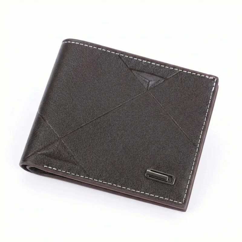 VoVoDeal Classic Dark Brown Leather Wallet - Premium RFID Bifold with Money Organizer