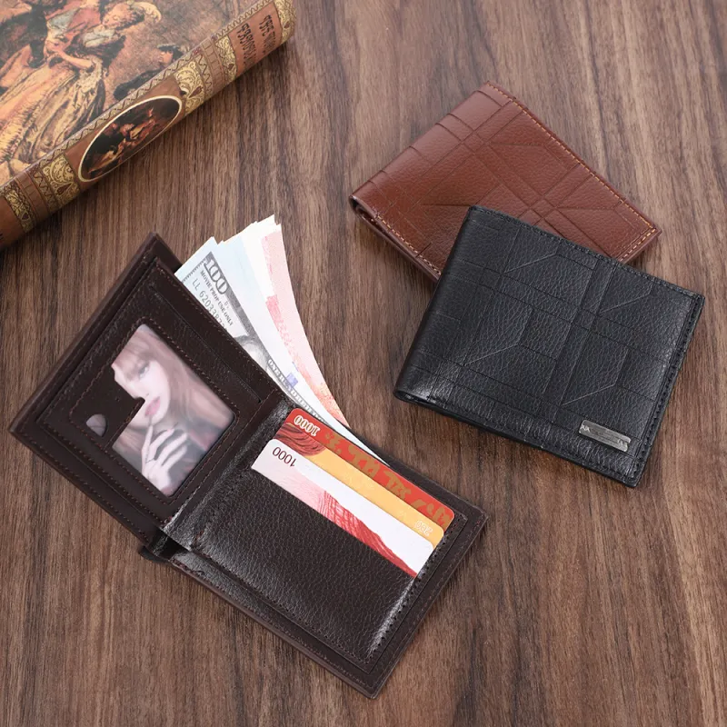 Mens Wallets: Slim Wallets for Men with Cardholder and Money Organizer Black-3