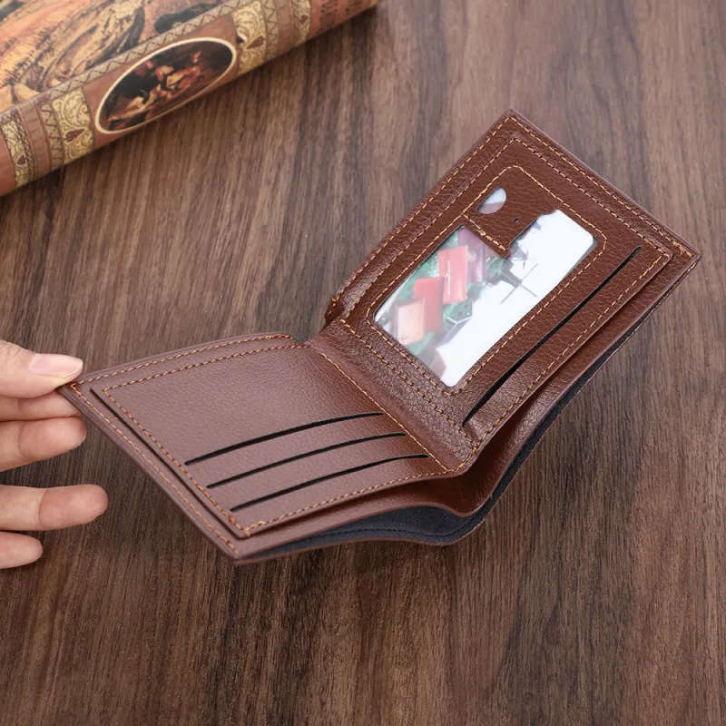 Mens Wallets: Slim Wallets for Men with Cardholder and Money Organizer Bronze-3