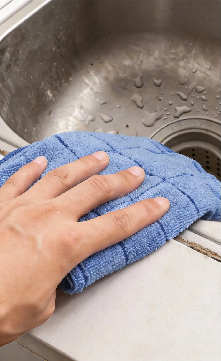 Microfiber Cleaning Cloths, 5 pcs 30x40cms 280GSM Multi-Color Highly Absorbent, Lint and Streak Free for Car, Window, Stainless Steel. Mixed-1