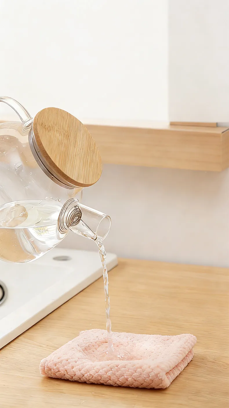 Microfiber Cleaning Cloths - Kitchen Cleaning Cloths –Super Absorbent & Quick Dry Reusable Washable Towels for Home, Utensils & All-Purpose Surface Cleaning - 5pcs. Mixed-1