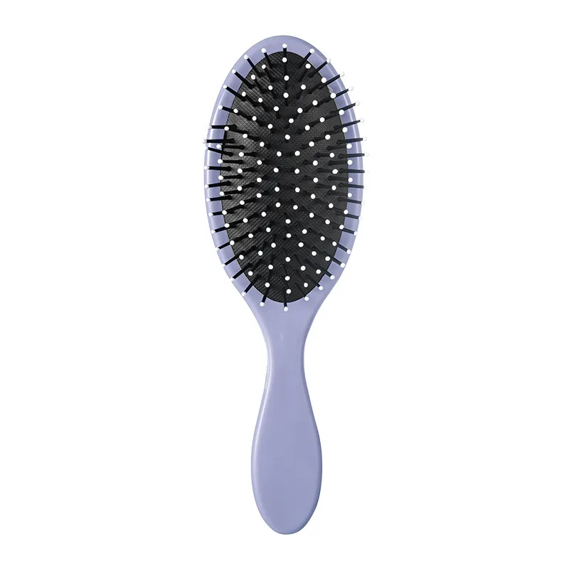 Morandi-style oval massage air-cushion comb, portable, adds volume to the crown, detangles hair smoothly Green