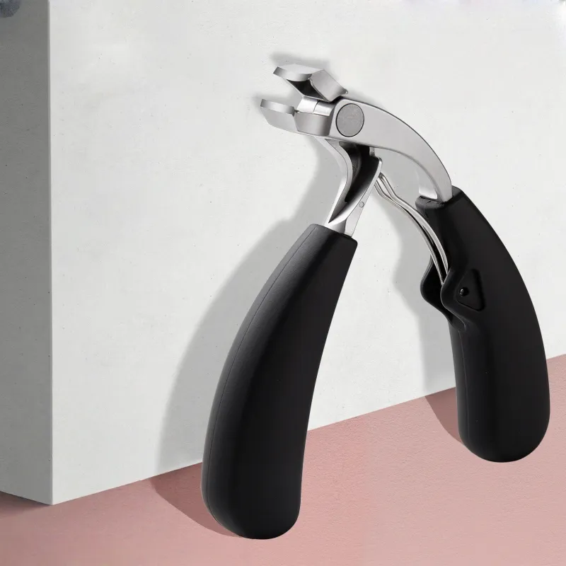 Nail clippers, curved tip, eagle beak pliers, nail groove special, nail clippers and pliers Black-2