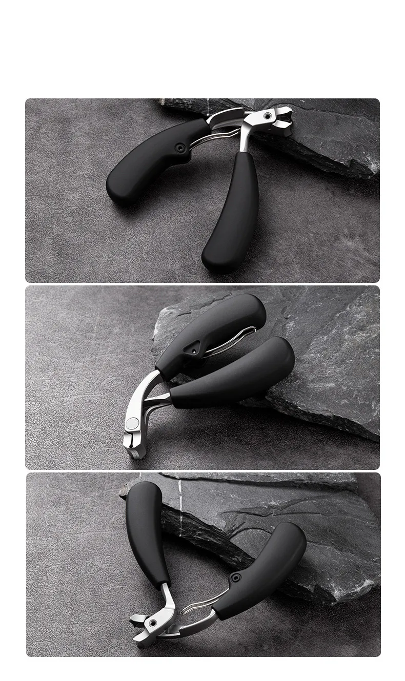 Nail clippers, curved tip, eagle beak pliers, nail groove special, nail clippers and pliers Black-1