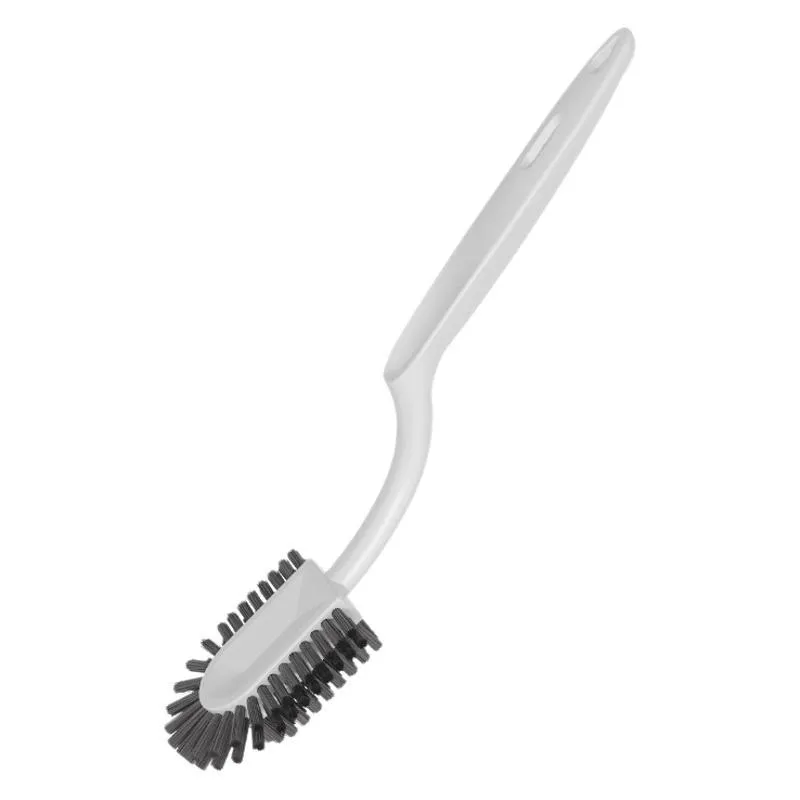 New long-handled stiff-bristle shoe cleaning brush for home use, plastic brush