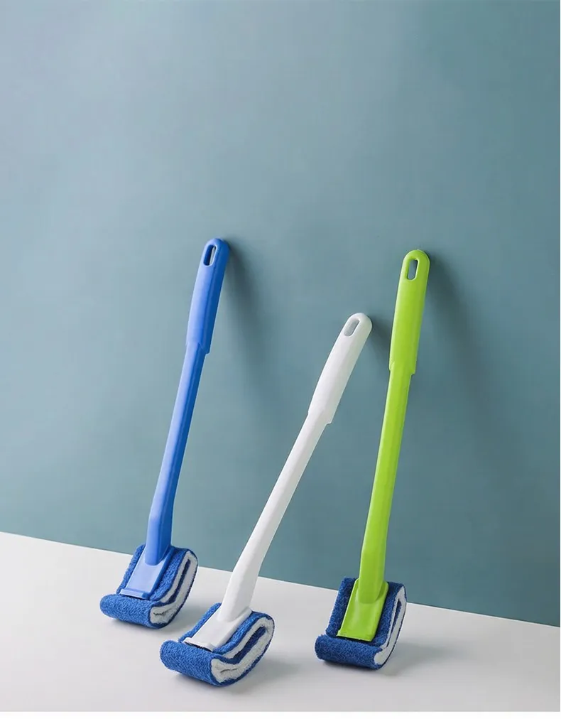 No-rinse toilet brush, soft bristles, creative design, reaches all corners, toilet brush. White-2