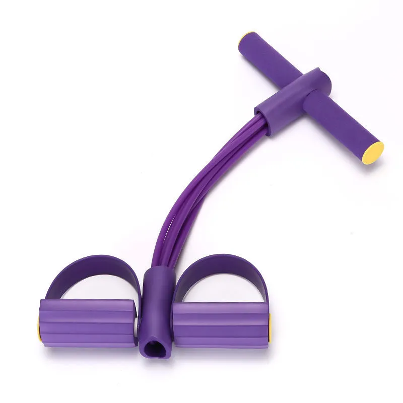 VoVoDeal Pro 6-Tube Pedal Puller - Advanced Resistance Band for Fat Burning (Pink)