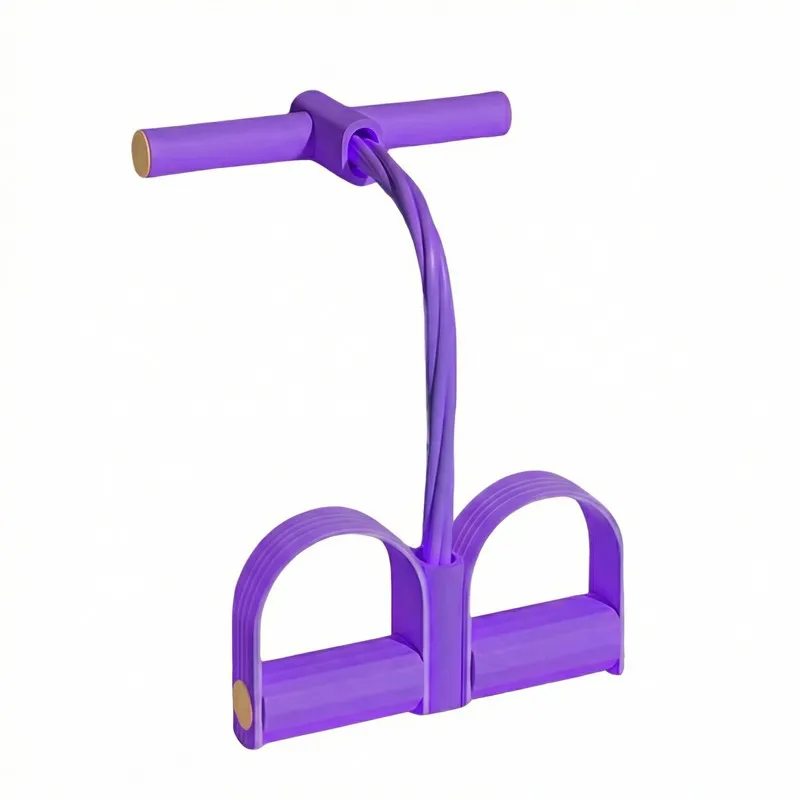 VoVoDeal 4-Tube Pedal Puller - Ultimate Tummy Trimmer for Home Weight Loss