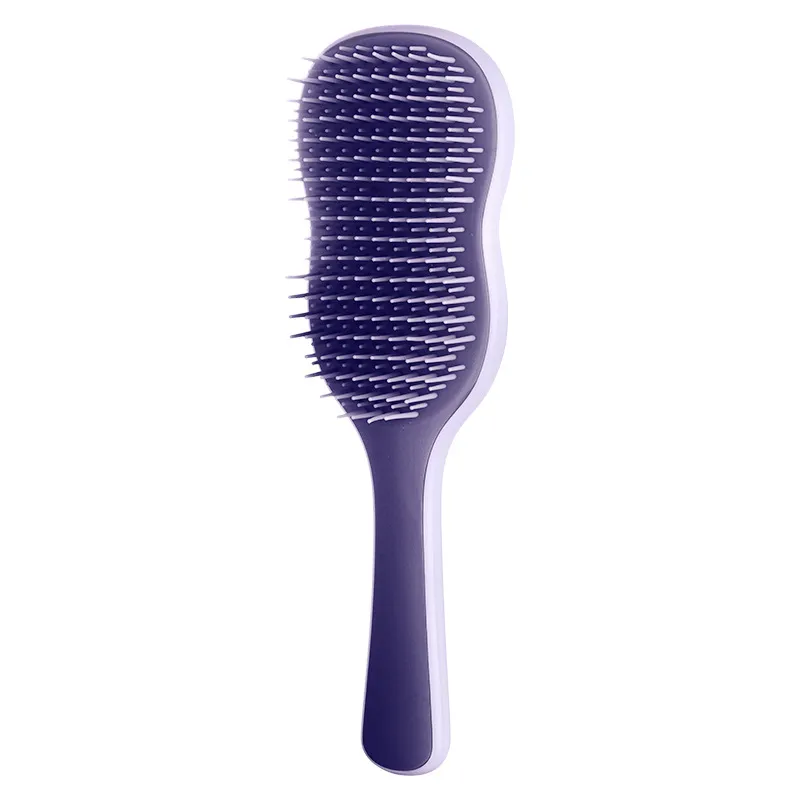 Plantain Leaf Smooth Hair Comb for Girls, Prevents Tangling in Long Hair, Soft-tooth Massage Comb with Cushion