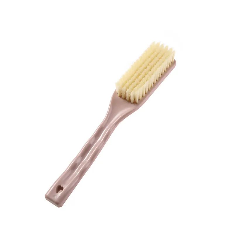 Plastic cleaning brush, laundry brush, scrubbing brush, long-handled shoe cleaning tool, hangable small brush