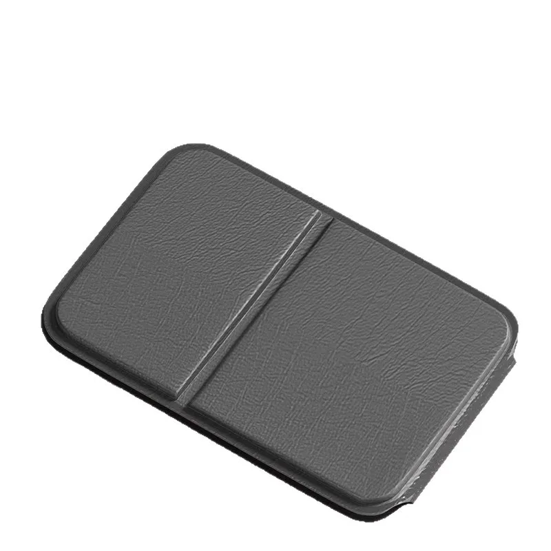 Portable folding mirror for makeup, high-definition desktop mini mirror for girls, can stand, small personal mirror Black 