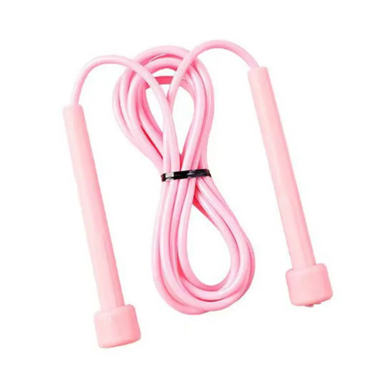 Skipping Rope for Men, Women and Children Exercise Rope With Adjustable Height Speed Jumping Rope for Exercise Workout, Weight Loss, Gym, Sports, Fitness Adjustable Jump Rope, Exercise Rope Pink-2