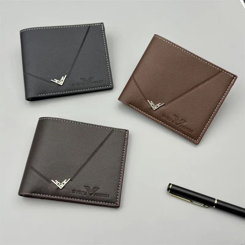 Slim Leather Wallet for Men Bifold Front Pocket Wallet Minimalist Credit Card Holder Cash Money Clip, Coffee, Classic Bronze-5