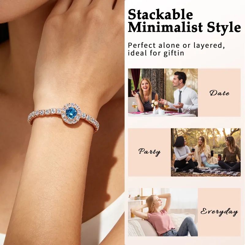 Sparkling Galaxy Champagne Gold Bracelet Jewelry Gold-5