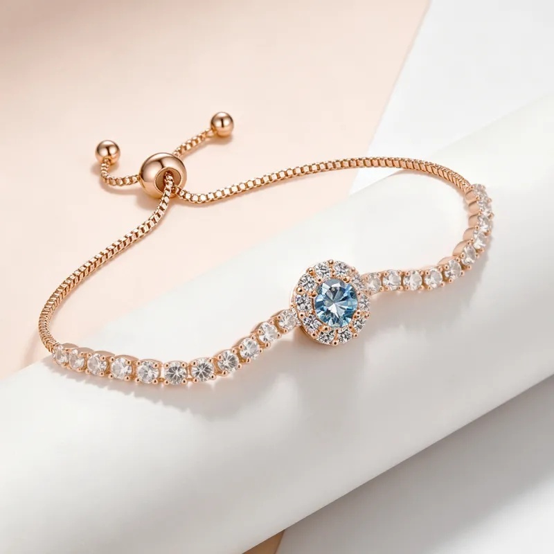 Sparkling Galaxy Champagne Gold Bracelet Jewelry Gold-6