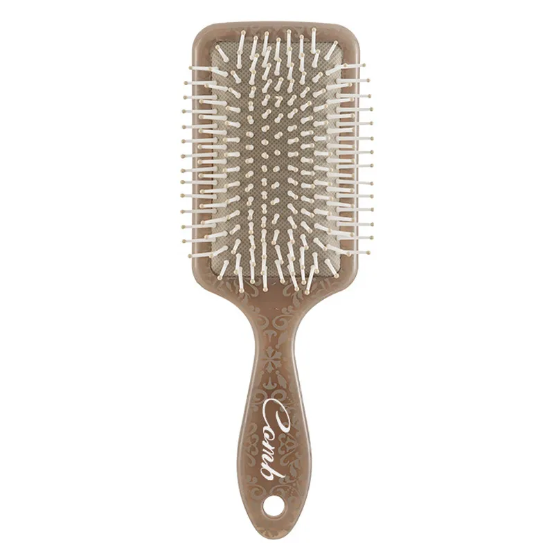 Square Totem Massage Fluffy Hairbrush with Airbag, Detangling Cushion Brush, High Elastic Head Massage Brush