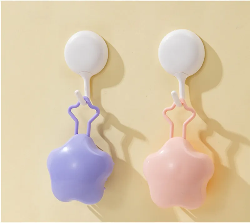 Star dual-use wet and dry coarse-tooth scalp cleansing and massaging comb, soft anti-itch shampoo head massager comb Purple S-5