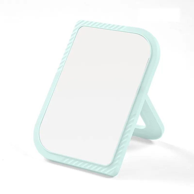 SwissHome Reflect Your Beauty Anywhere Portable Adjustable Desktop Makeup Mirror Compact, Vanity-Ready and Perfect for Travel or Tabletop Glam, leaf shape