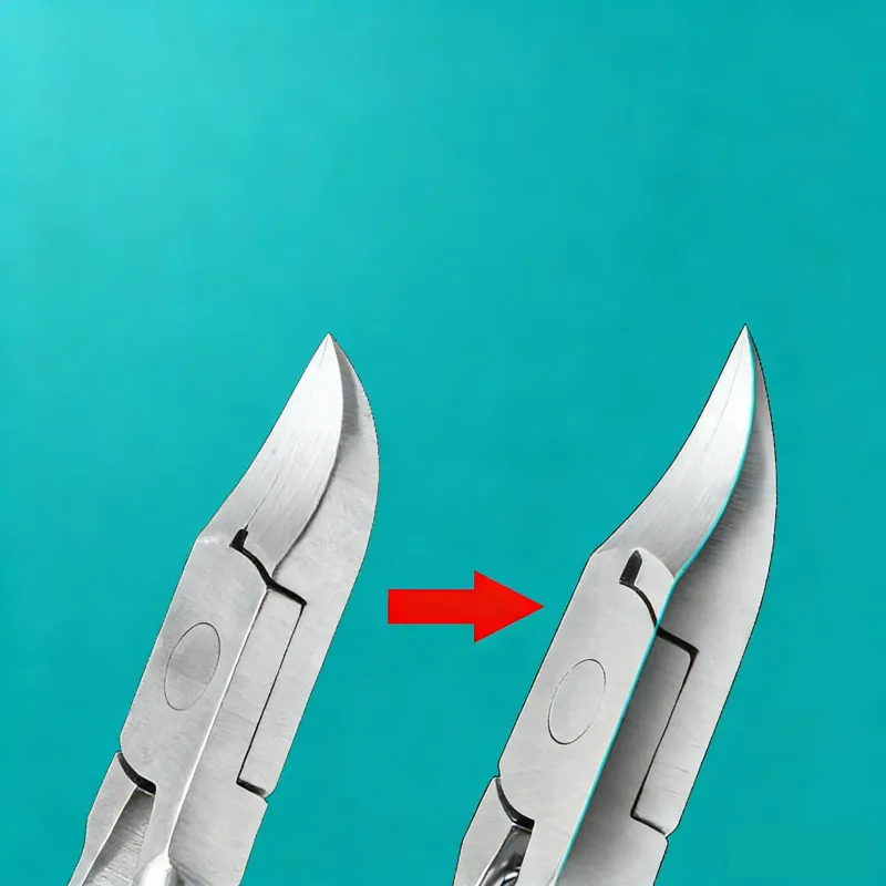 Toe Nail Clipper for Ingrown or Thick Toenails, Heavy Duty Toenail Trimmer Nail Clipper Pedicure Tool with Long Handle and Soft Grip for Seniors Black-5