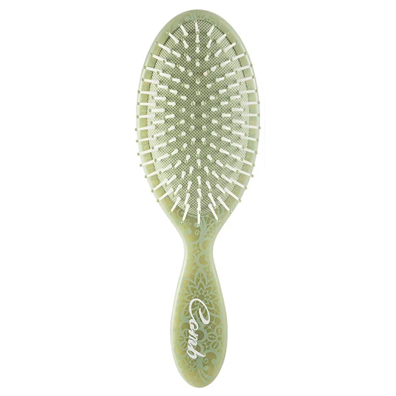 Totem Oval Wide-Tooth Air Cushion Comb, Massage and Fluff Hair Root Comb, Women's Fine Tooth and Soft Tooth Detangling Comb