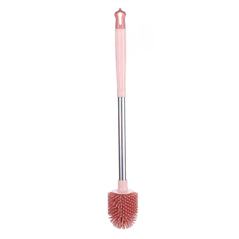 TPR soft rubber toilet brush, a household cleaning tool for thorough cleaning of toilets without blind spots.