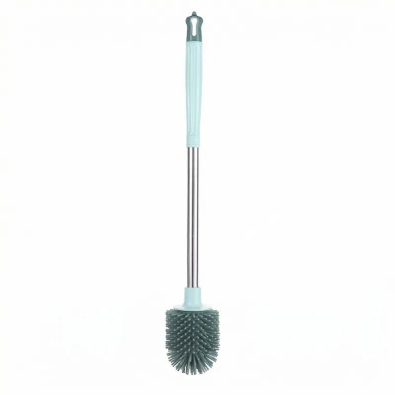 TPR soft rubber toilet brush, a household cleaning tool for thorough cleaning of toilets without blind spots.