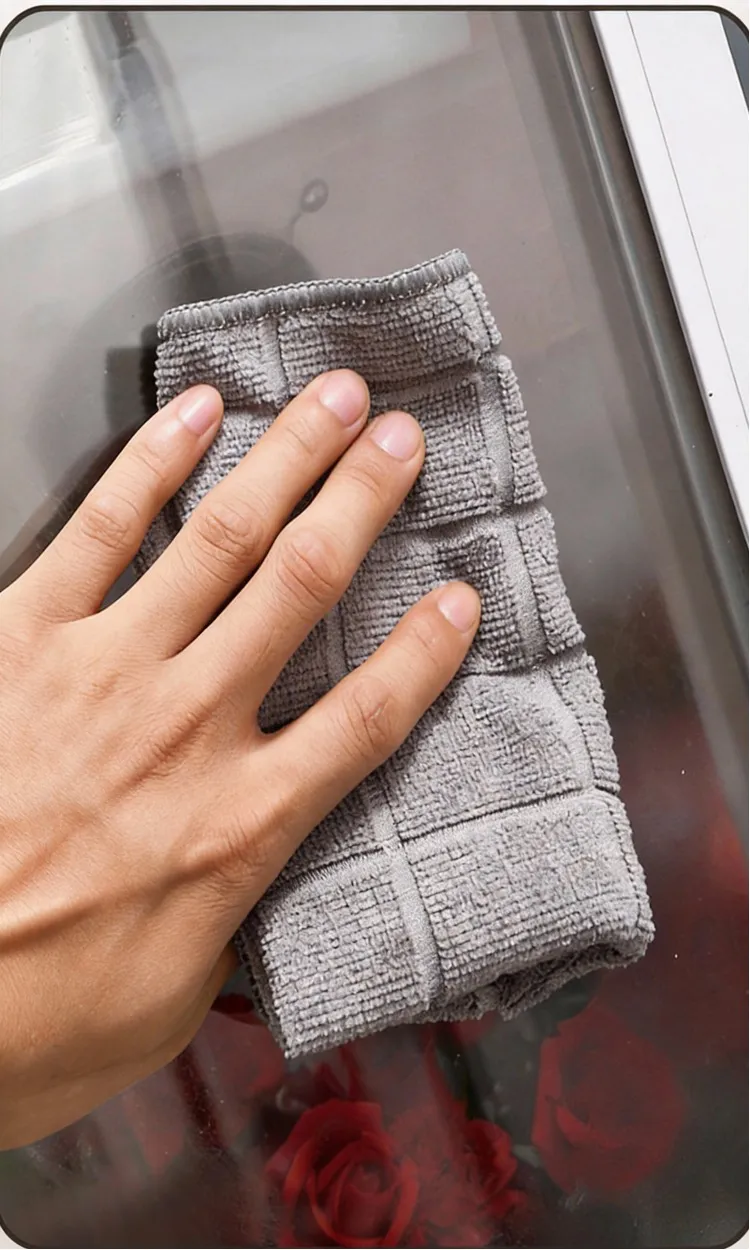 Microfiber Cleaning Cloths, 5 pcs 30x40cms 280GSM Multi-Color Highly Absorbent, Lint and Streak Free for Car, Window, Stainless Steel. Mixed-3