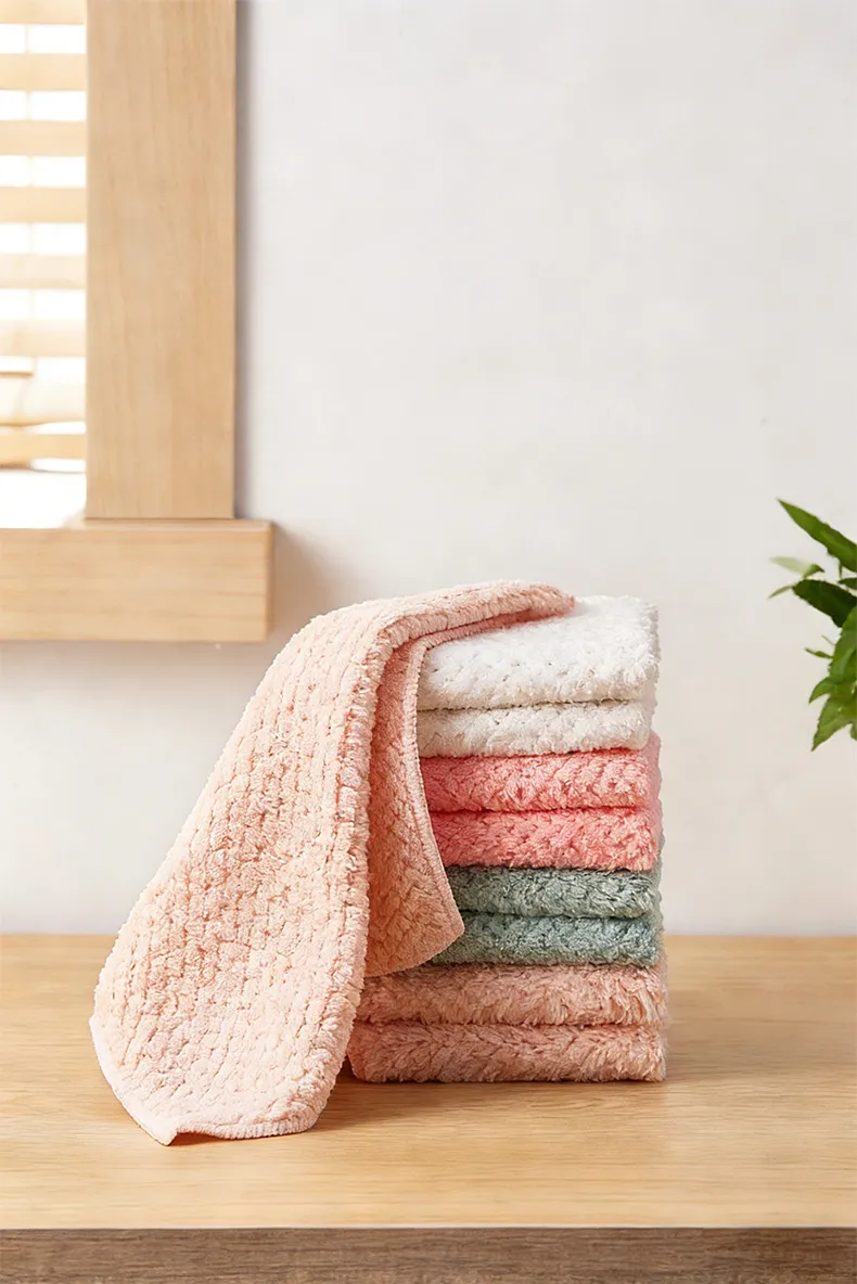 Microfiber Cleaning Cloths - Kitchen Cleaning Cloths –Super Absorbent & Quick Dry Reusable Washable Towels for Home, Utensils & All-Purpose Surface Cleaning - 5pcs. Mixed-2