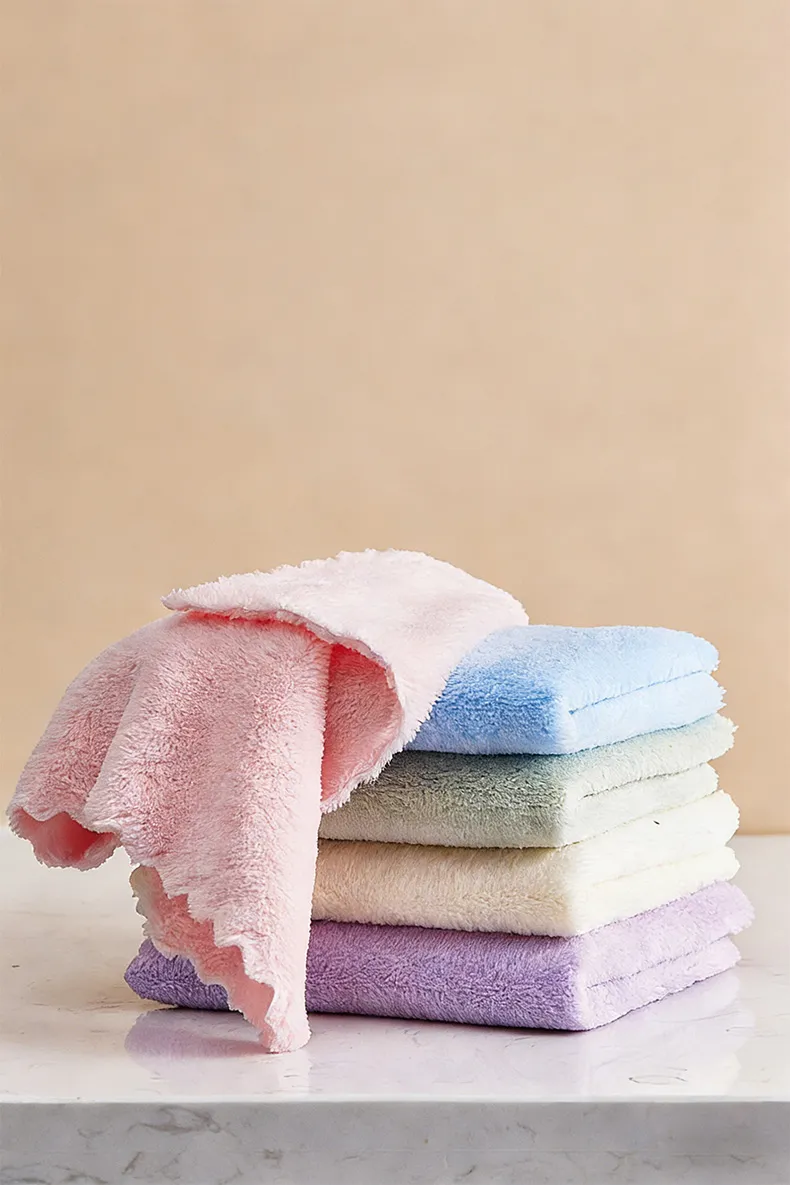 Microfibre Multipurpose House Dust Cleaning Cloths (Set of 5-30x30 cm) – Reusable, Ultra Absorbent Magic | Machine Washable Kitchen Cloth Mixed-1