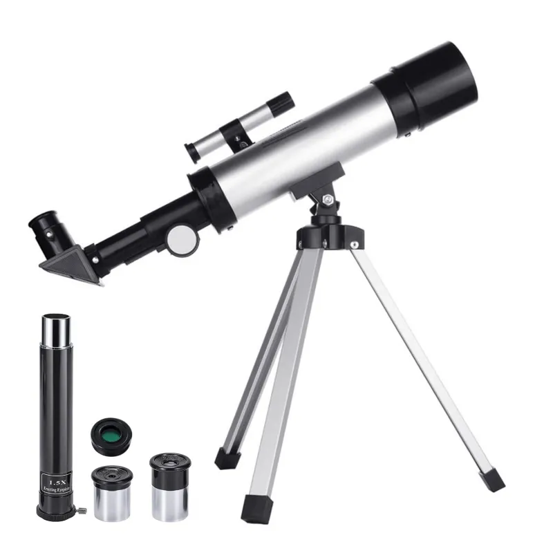 Telescope for Kids, 50mm Aperture 360mm Refractor Telescope for Astronomy with 90X Ultra HD Zoom