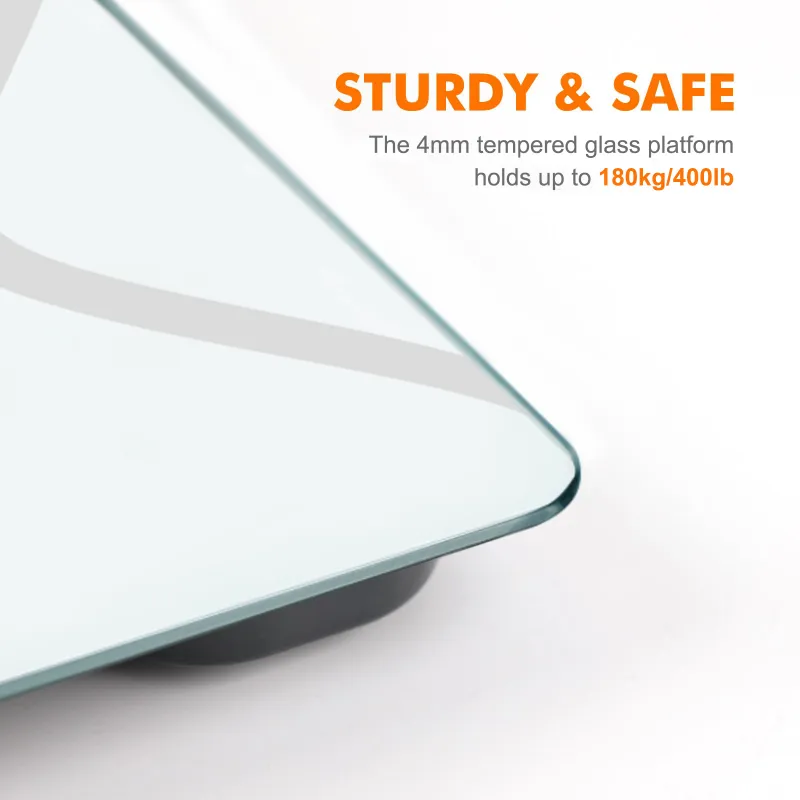 Weight Machine for Home, Digital Weighing Machine for Body Weight with Large LCD Display, , Whtie White-7